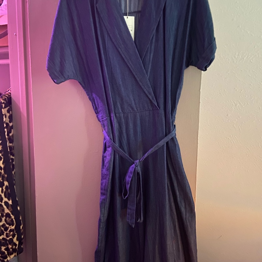 Brand new denim jumpsuit size large